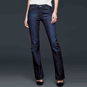 Gap 1969 dark wash boot cut, size: 30s